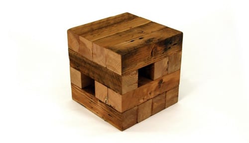 Koper Reclaimed Wood End Table by Viesso