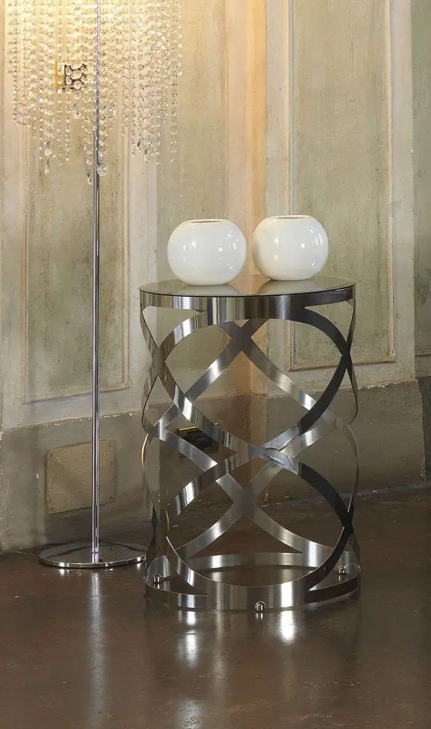 Metalic side table by Formenti Divani