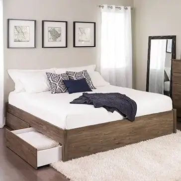90 Platform Bed Pictures And Styles, King Bed Frame No Headboard