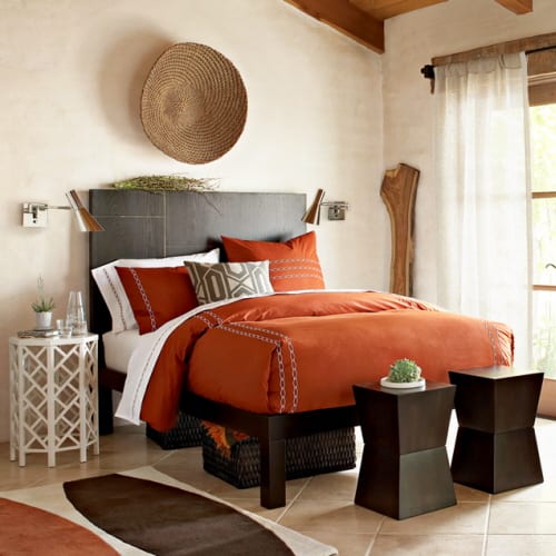 Rustic Block Side Tables Offer Decorating Flexibility