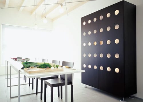 Polka-Dot Cupboard for the Modern Dining Room