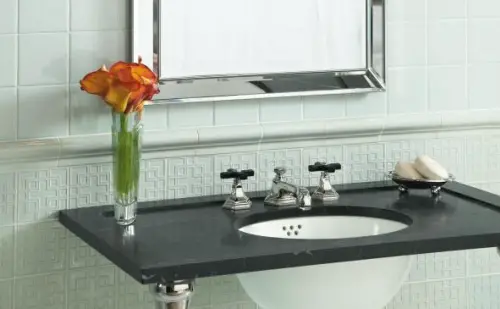 black marble sink top