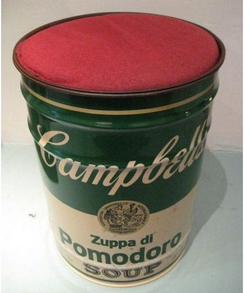 Andy Warhol Campbells Soup Stool