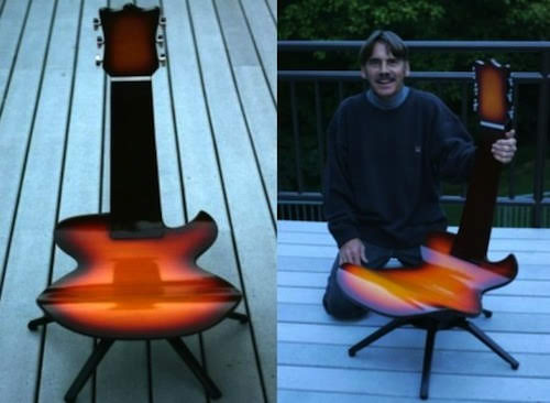 Guitar Chair From Metz Functional Art