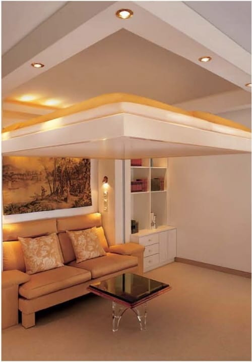 beds that lower from ceiling