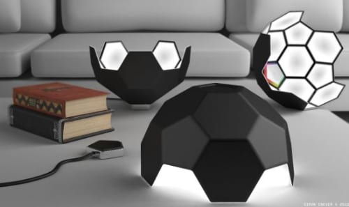 Nomad OLED Lamp Reunites Your Passion for Soccer and Light