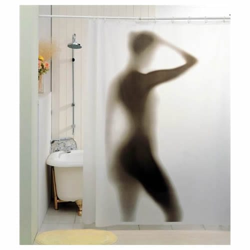 Sexy Shower Curtain Will Always Scare Off Your Guests