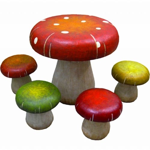 Toadstool Table and Stool Set