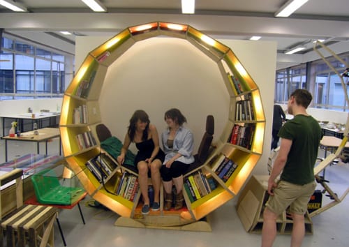 This Library Comes With a Reading Chair or Vice Versa