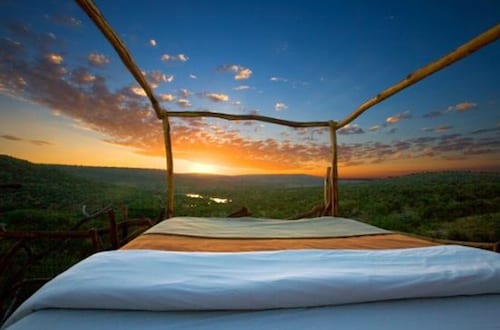 Kiboko Star Bed, Loisaba Wilderness, Kenya Hotel Bed