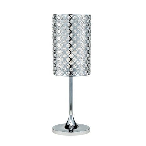 Chrome Finished Modern Table Lamp
