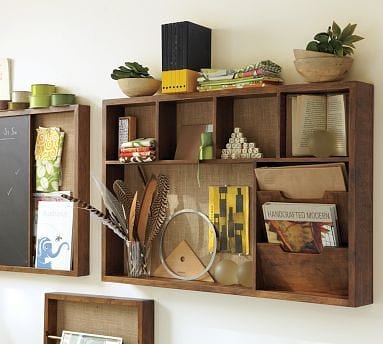 traditional wall-mounted system organizer