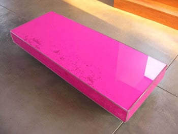 hot pink coffee table