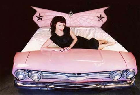 pink Cadillac bed