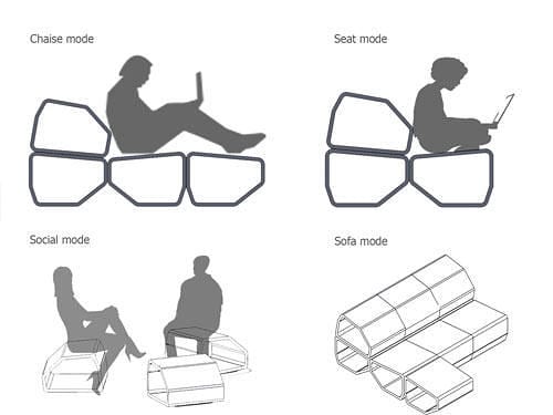 modern modular seating