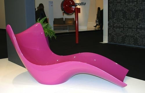 pink Karim Rashid chaise