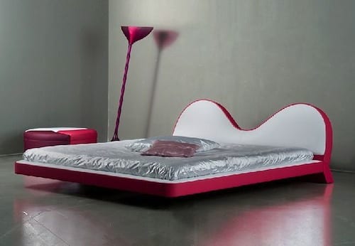 pink Karim Rashid bed