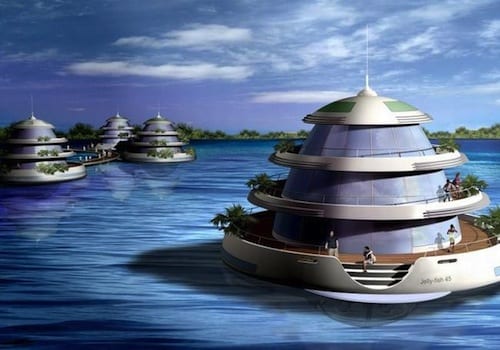 Amphibious Floating Resort project by ZEMA