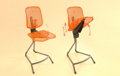 ergonomic classroom seating