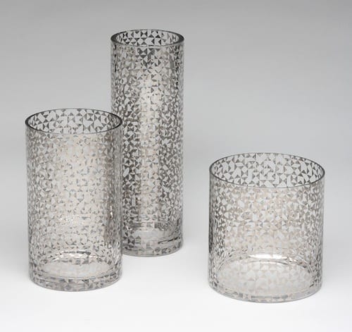 Gold And Silver Glass Vase Collection Is Perfect For Table Decor