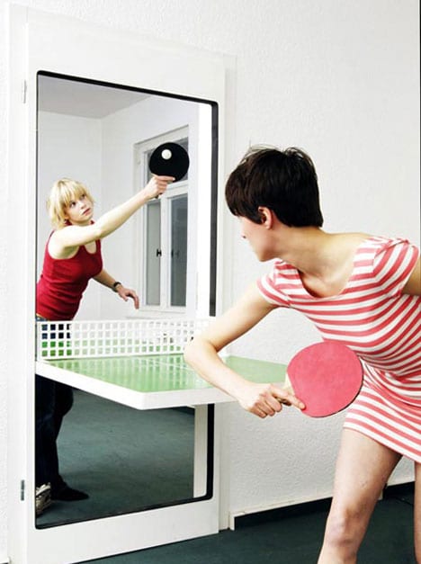 ping pong door
