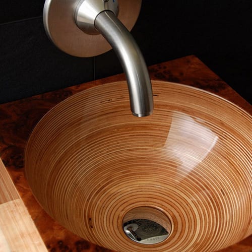 modern wood sink