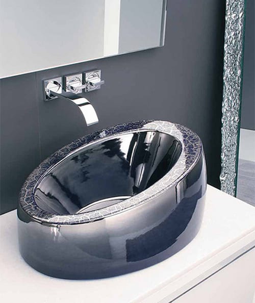 modern porcelain sink