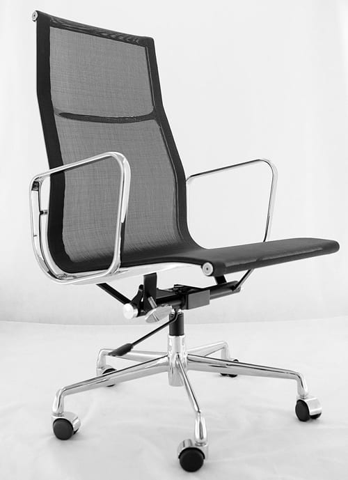 aluminum plated Eames chair