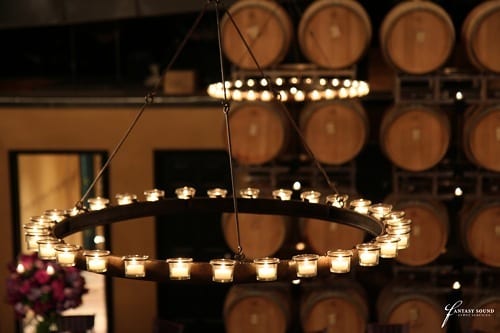 circular candle chandelier