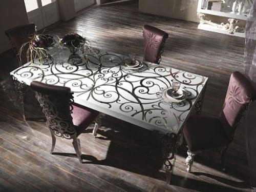 classical Italian dining table