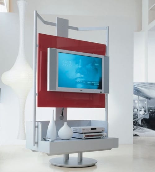 red tv stand