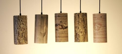 wooden pendant lamps