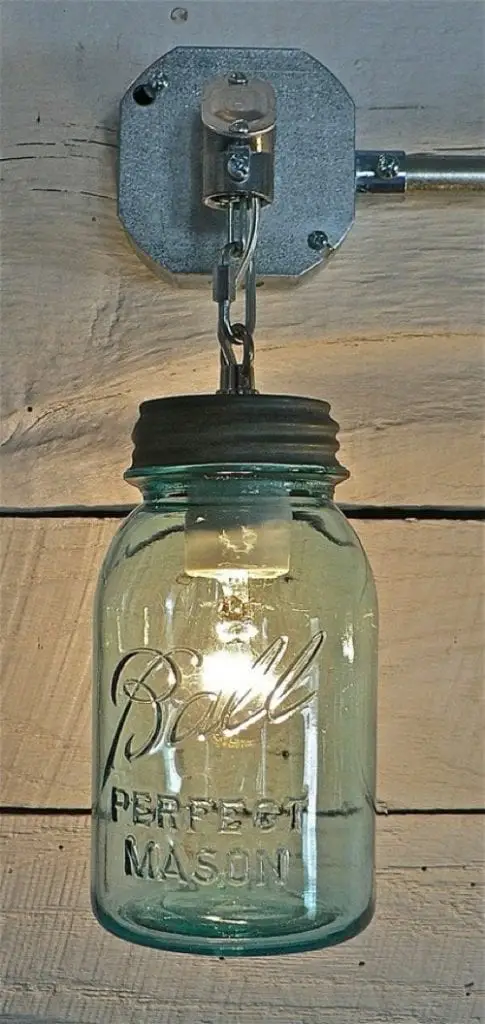ball jar light
