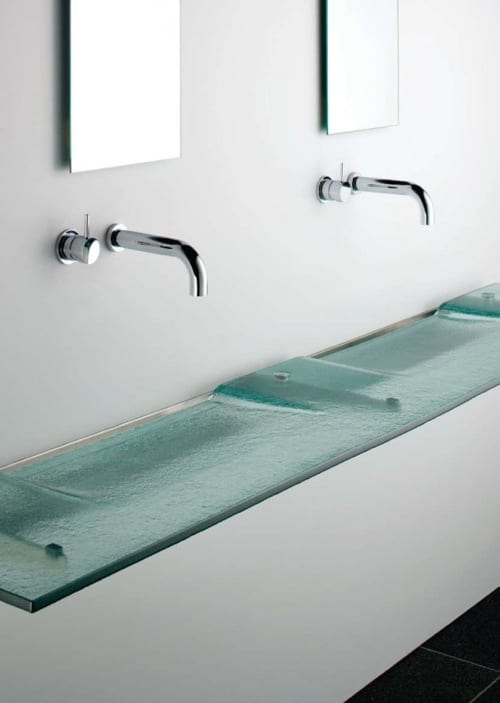 ultramodern glass sink