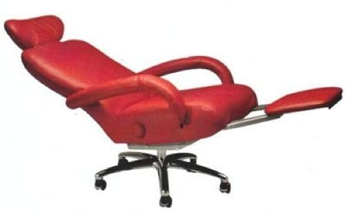 red executive recliner