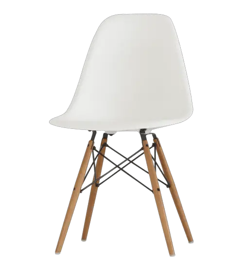 white Eames chair