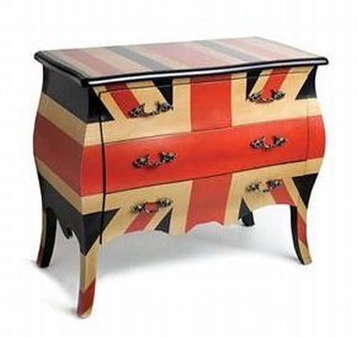 union jack chest of drawers