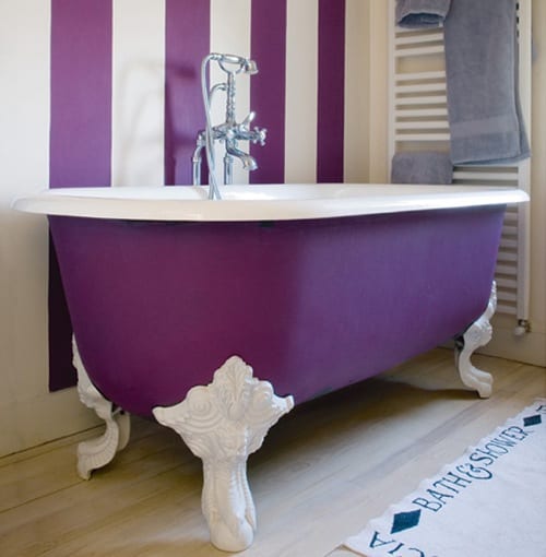 purple tub