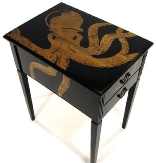 cool painted nightstand
