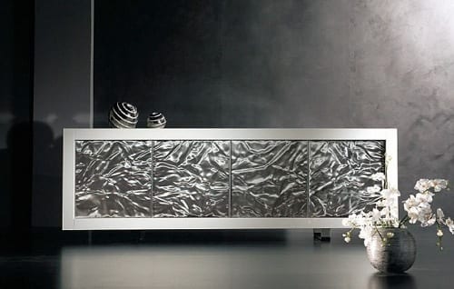 metallic sideboard