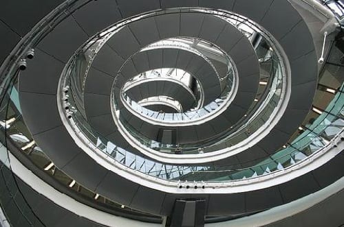 London City Hall stairs