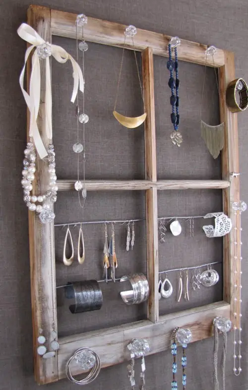 window jewelry organizer