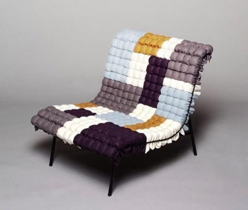 quilted easy chair
