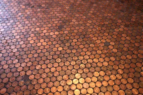 Penny Tiled Floor via Blinds2Go