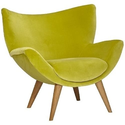 green 1970s chair