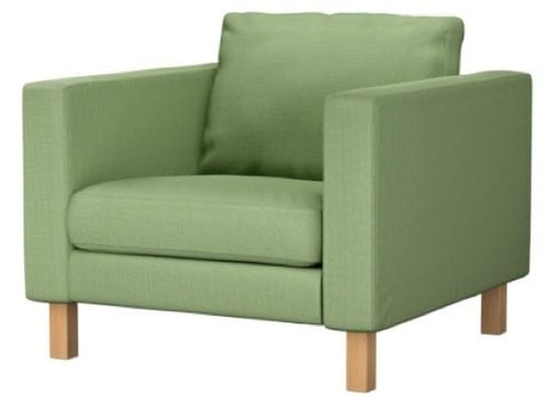 green IKEA chair