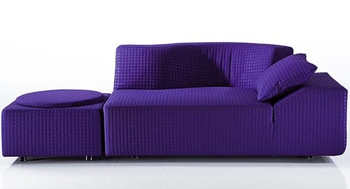 violet sectional sofa
