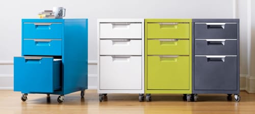 cool file cabinets on wheels