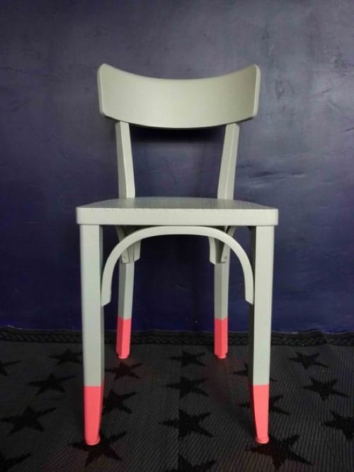 paint-dipped chairs