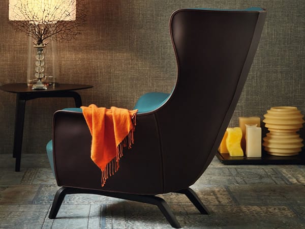 luxury leather armchair